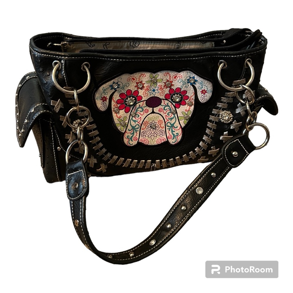 Bulldog Purse- Cowgirl Trendy